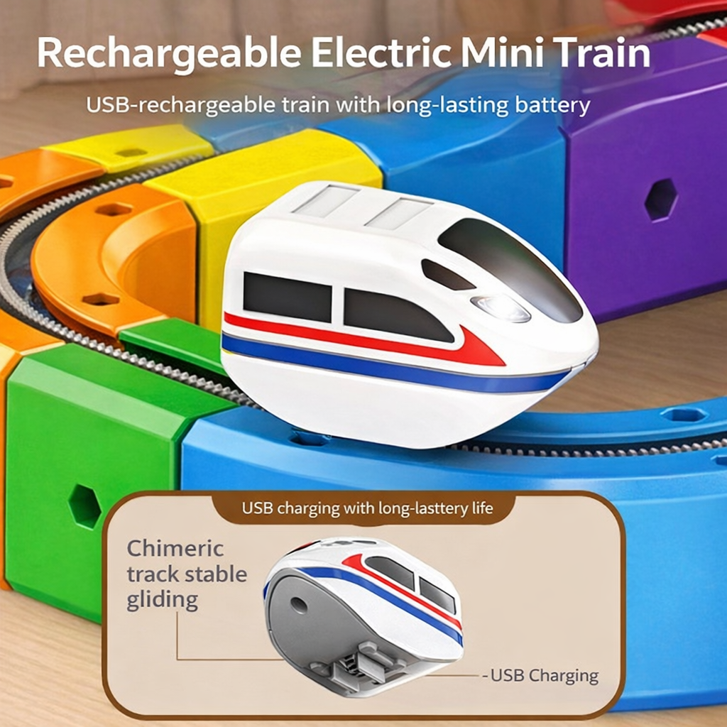 Toysstem™ 3D Magnetic Train Set