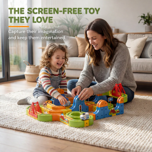 Toysstem™ 3D Magnetic Train Set